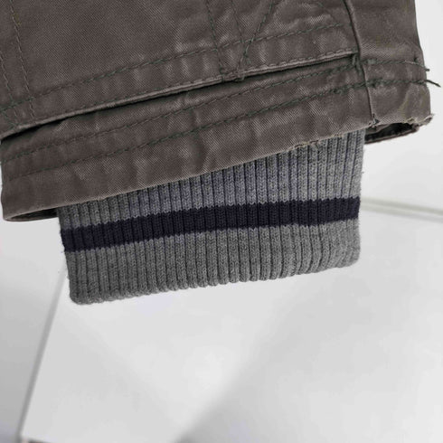 ナパピリ NAPAPIJRI 90-00S 裏地波打ちキルティング 八の字ジップ ダブルジップ ロゴ刺繍 ミリタリー ジャケット メンズ