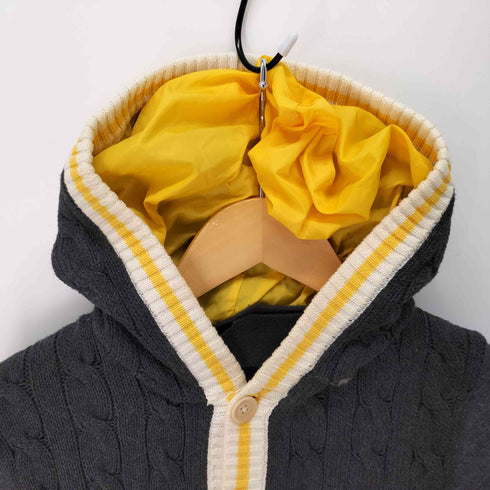 トゥモローランドトリコ TOMORROWLAND tricot ケーブル編み フーデッドカーディガン メンズ JPN:M