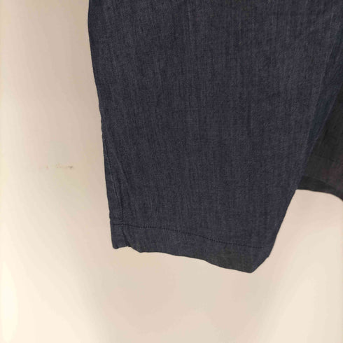 ムジラボ MUJI labo インディゴノーカラーシャツ メンズ L~XL