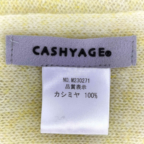 CASHYAGE カシミヤマフラー レディース
