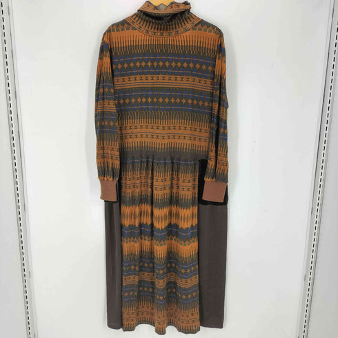 ズッカ ZUCCa アーガイルハイネックワンピース レディース JPN:M