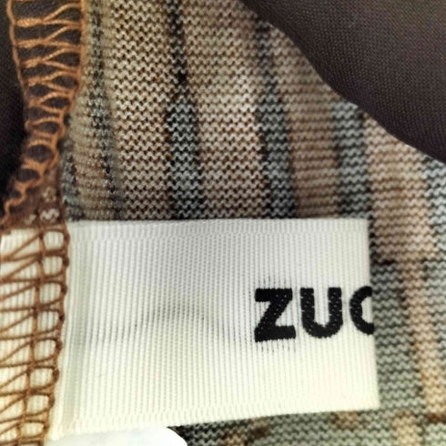 ズッカ ZUCCa アーガイルハイネックワンピース レディース JPN:M