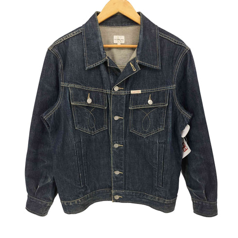 カルバンクラインジーンズ Calvin Klein Jeans 90-00S ステッチデザイン ボタンフライ デニム ジャケット メンズ import:L