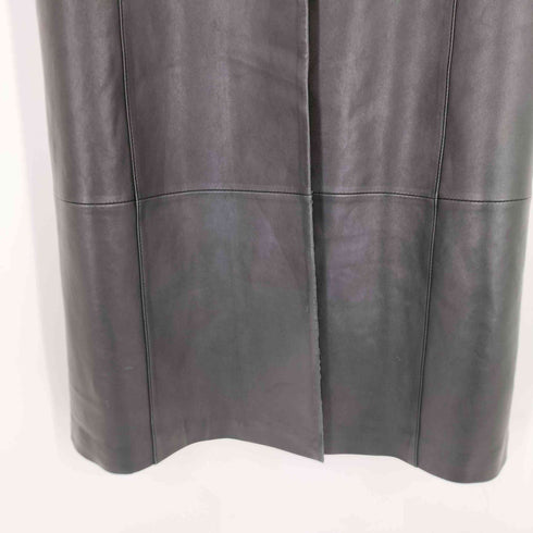 YINGDAK ラムレザーステンカラーコート レディース 165/88a