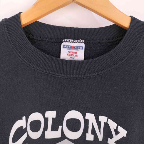 ジャージーズ JERZEES メキシコ製 COLONY KNIGHTS オールドイングリッシュ 三段ラバープリント クルーネックスウェット メンズ import:L