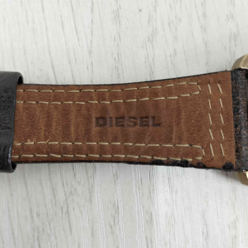 ディーゼル DIESEL Armbar/アームバー 革ベルト クオーツ腕時計 メンズ