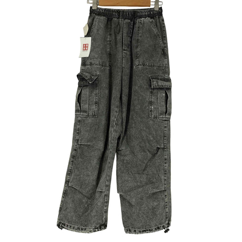 .WORKS デニムカーゴパンツ レディース M