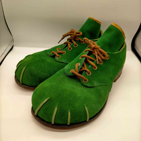 IAN REID 英国製 デザイントゥ スウェード レザー シューズ メンズ