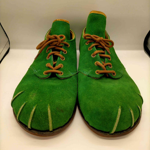 IAN REID 英国製 デザイントゥ スウェード レザー シューズ メンズ