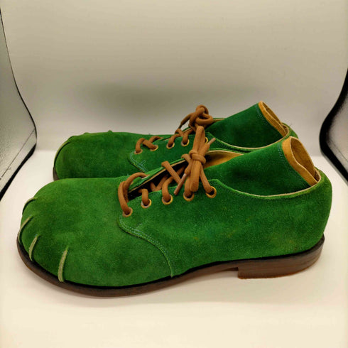 IAN REID 英国製 デザイントゥ スウェード レザー シューズ メンズ