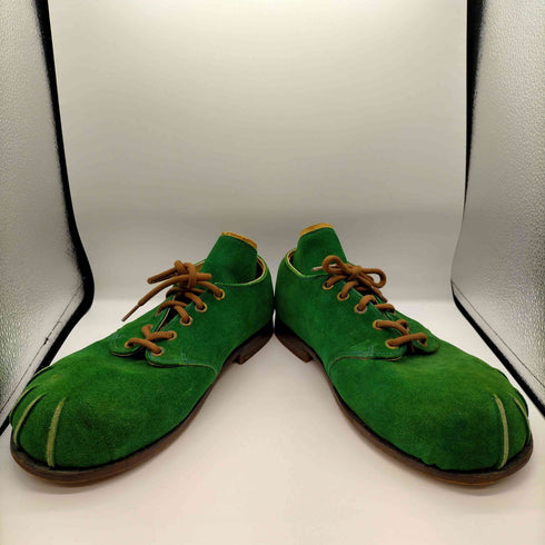 IAN REID 英国製 デザイントゥ スウェード レザー シューズ メンズ