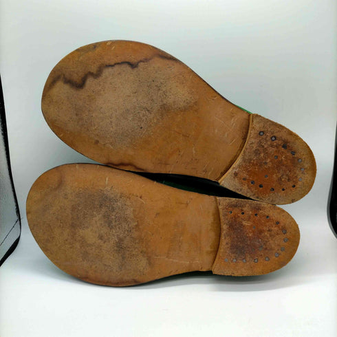 IAN REID 英国製 デザイントゥ スウェード レザー シューズ メンズ