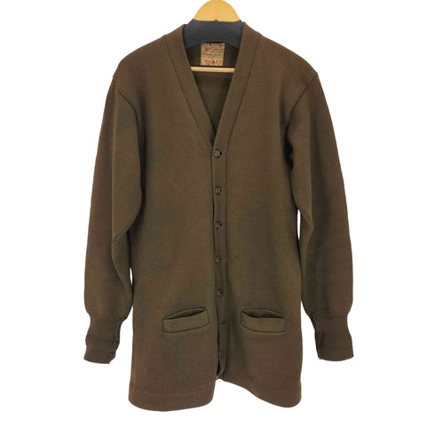 Albion Award Sweater 40s~50s Lettered Cardigan レタードニットカーディガン メンズ