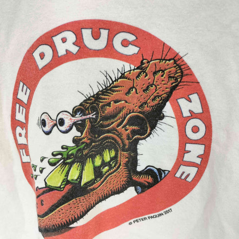 ラブラット LABRAT プリントクルーネックTシャツ メンズ