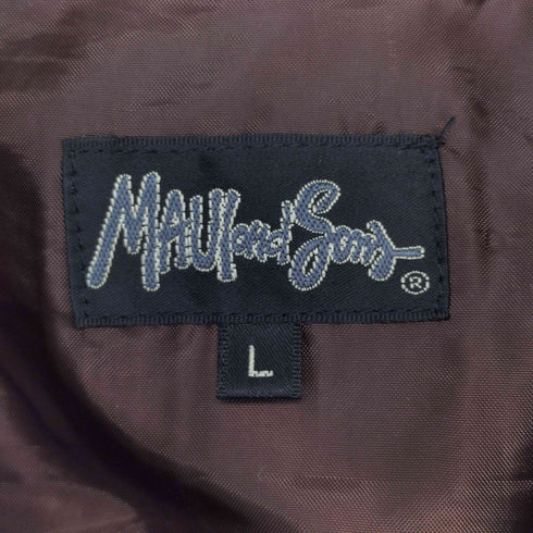 マウイアンドサンズ maui and sons チェック ボアフリースジャケット メンズ import:L