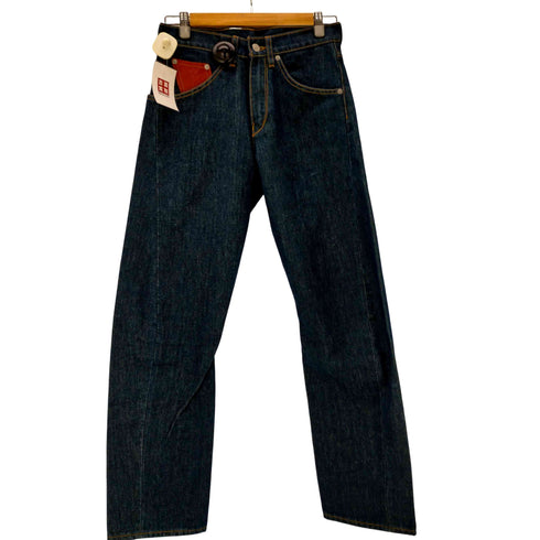 リーバイス Levis 00S コラボ No Reason レザー コインポケット 立体裁断 デニム パンツ メンズ W:29 L:32