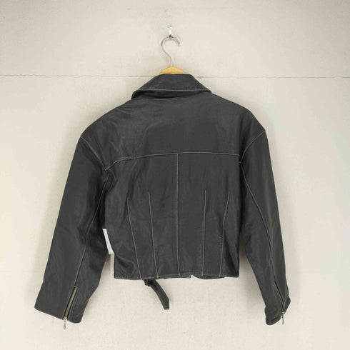 art able レザー ダブルライダースジャケット レディース import:M