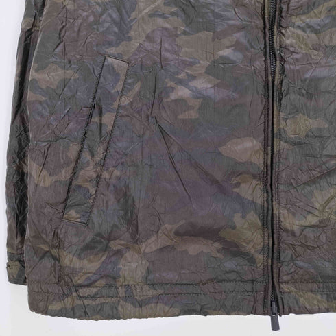 ブラックバレットバイニールバレット BLACKBARRETT by neil barrett AVIATION UNIFORM カモ柄 裏地メッシュ ダブルジップ ナイロンジャケット メンズ JPN:2