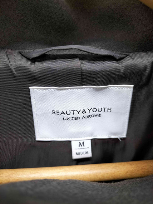 ビューティーアンドユースユナイテッドアローズ BEAUTY & YOUTH UNITED ARROWS メルトンスタンドカラーベルトコート レディース JPN:M