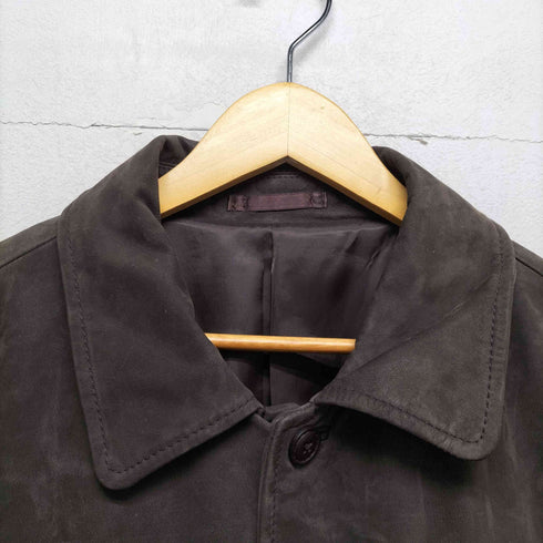 クロコダイル crocodile スウェード ハーフコート メンズ 2L