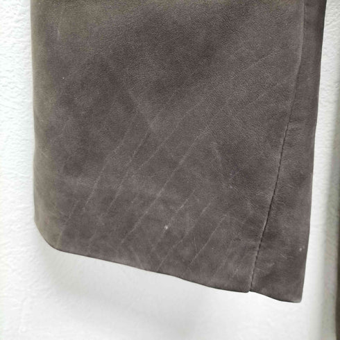 クロコダイル crocodile スウェード ハーフコート メンズ 2L