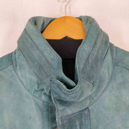 ハルフヘイローラスティーフューチャー haruf halo rusty future 羊革ジップアップレザージャケット メンズ JPN:L