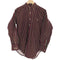 90s ストライプ柄 コーデュロイ L/S ボタンダウンシャツ メンズ import:S