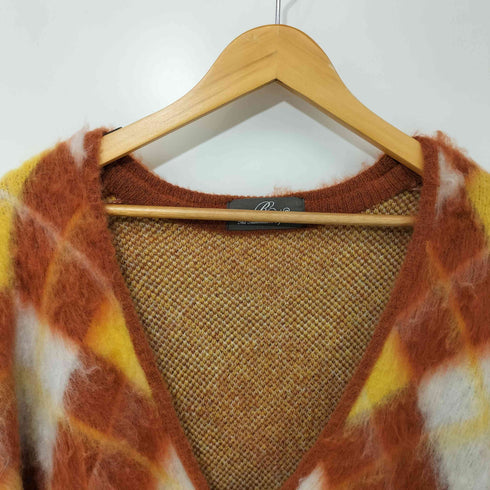 アールエヌエー RNA 19AW アーガイルコンビカーディガン レディース JPN:M