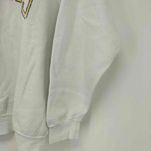 90s USA製 クルーネック L/S プリントスウェット メンズ import:XL