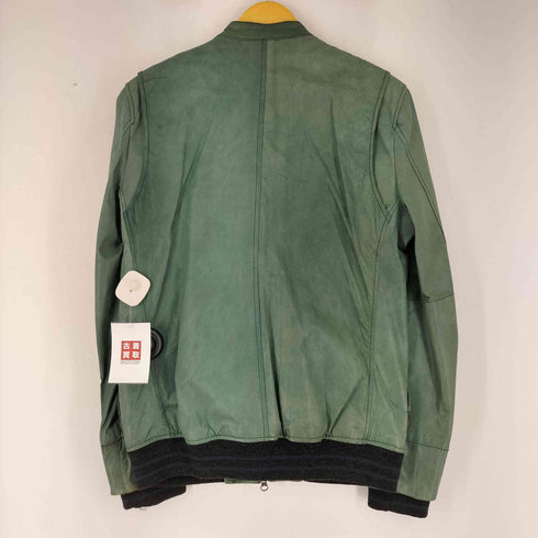 コムサコミューン COMME CA COMMUNE 山羊革シングルライダースジャケット メンズ