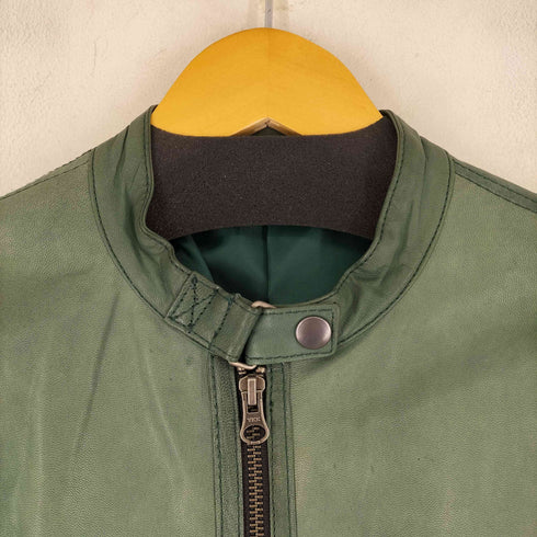 コムサコミューン COMME CA COMMUNE 山羊革シングルライダースジャケット メンズ