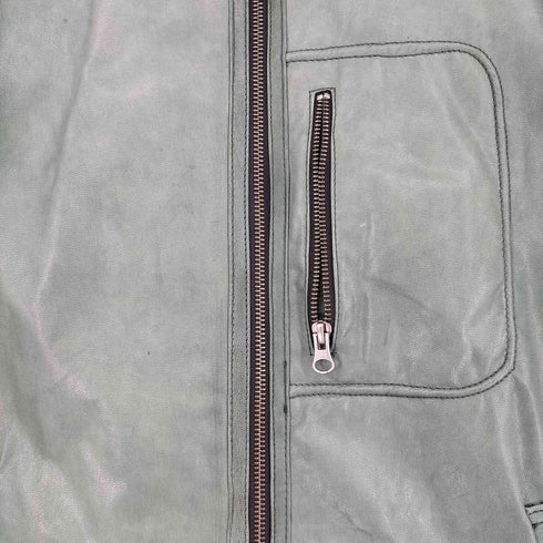 コムサコミューン COMME CA COMMUNE 山羊革シングルライダースジャケット メンズ