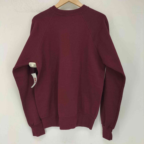 バセットウォーカー BASSETT WALKER 90s USA製 裏起毛 クルーネック L/S ラグラン プリントスウェット メンズ import:L