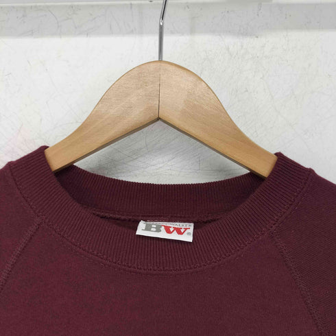 バセットウォーカー BASSETT WALKER 90s USA製 裏起毛 クルーネック L/S ラグラン プリントスウェット メンズ import:L