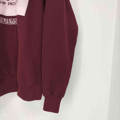 バセットウォーカー BASSETT WALKER 90s USA製 裏起毛 クルーネック L/S ラグラン プリントスウェット メンズ import:L