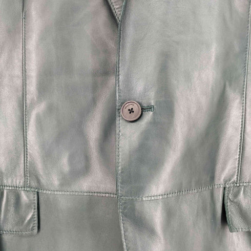 カルバンクライン CALVIN KLEIN 羊革レザーテーラードジャケット メンズ 38