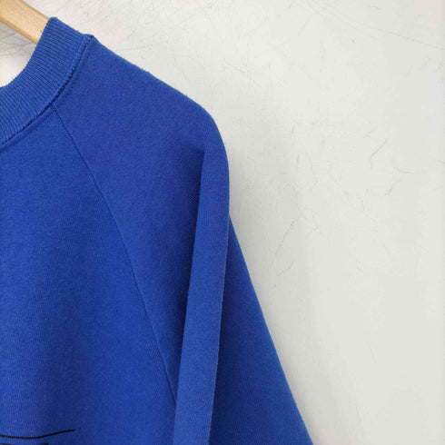 フルーツオブザルーム FRUIT OF THE LOOM 90s USA製 ラグラン L/S プリントスウェット メンズ import:L