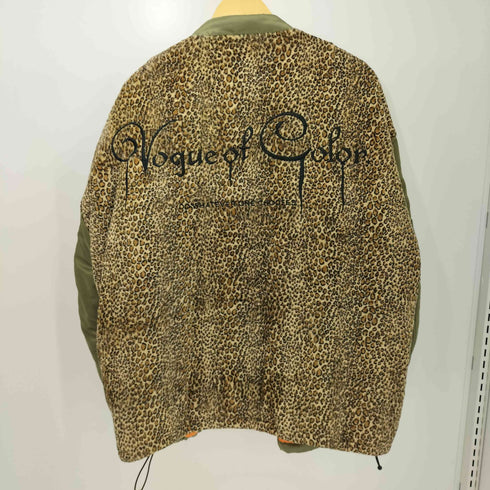 アールエヌエー RNA 18AW レオパードコンビBIG MA-1 レディース JPN:M