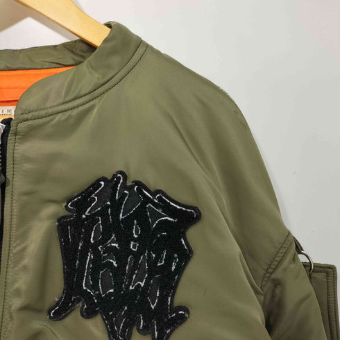 アールエヌエー RNA 18AW レオパードコンビBIG MA-1 レディース JPN:M