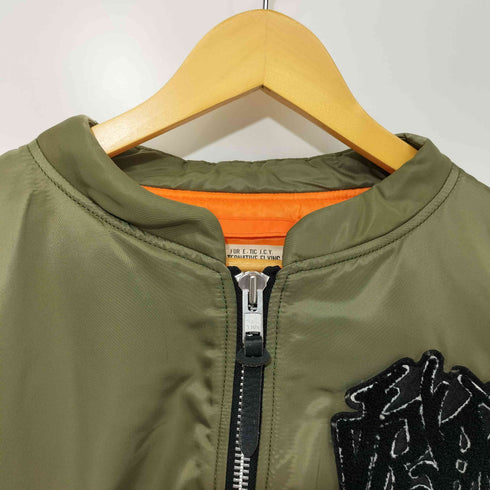 アールエヌエー RNA 18AW レオパードコンビBIG MA-1 レディース JPN:M