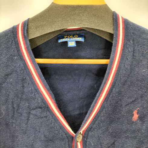 ポロラルフローレン POLO RALPH LAUREN 刺繍ラインカーディガン メンズ S