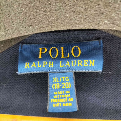 ポロラルフローレン POLO RALPH LAUREN 刺繍ラインカーディガン メンズ S