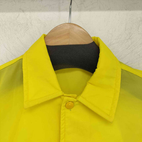 windiess 70-80s 企業ロゴプリント スナップボタン ナイロン コーチジャケット メンズ import:XL