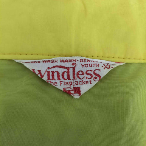 windiess 70-80s 企業ロゴプリント スナップボタン ナイロン コーチジャケット メンズ import:XL
