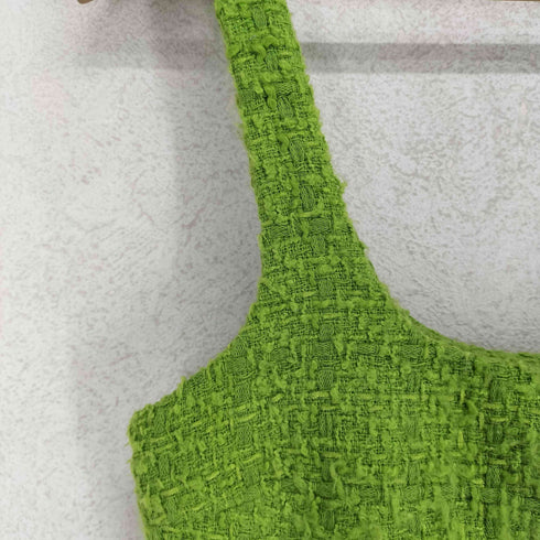 ザラ ZARA ツイードショート ワンピース レディース import:S