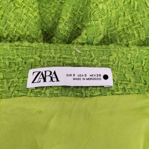 ザラ ZARA ツイードショート ワンピース レディース import:S