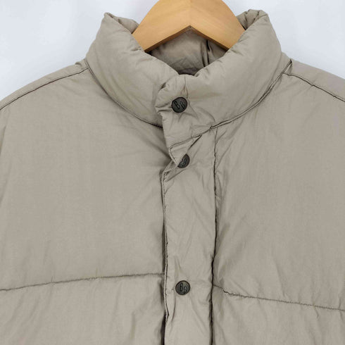 Basie Brothers バスケットボールチーム ワッペン ホワイトグース ショート ダウン ジャケット メンズ import:L