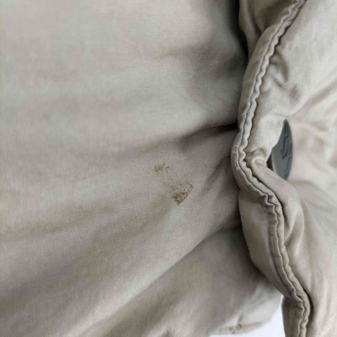 Basie Brothers バスケットボールチーム ワッペン ホワイトグース ショート ダウン ジャケット メンズ import:L