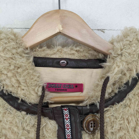 ドーリーガールバイアナスイ DOLLY GIRL BY ANNA SUI フード付き クロップドボアジャケット レディース 2