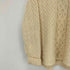 アランクラフト aran crafts 90s アイルランド製 ハーフジップ ケーブル編み アランニット メンズ import:L